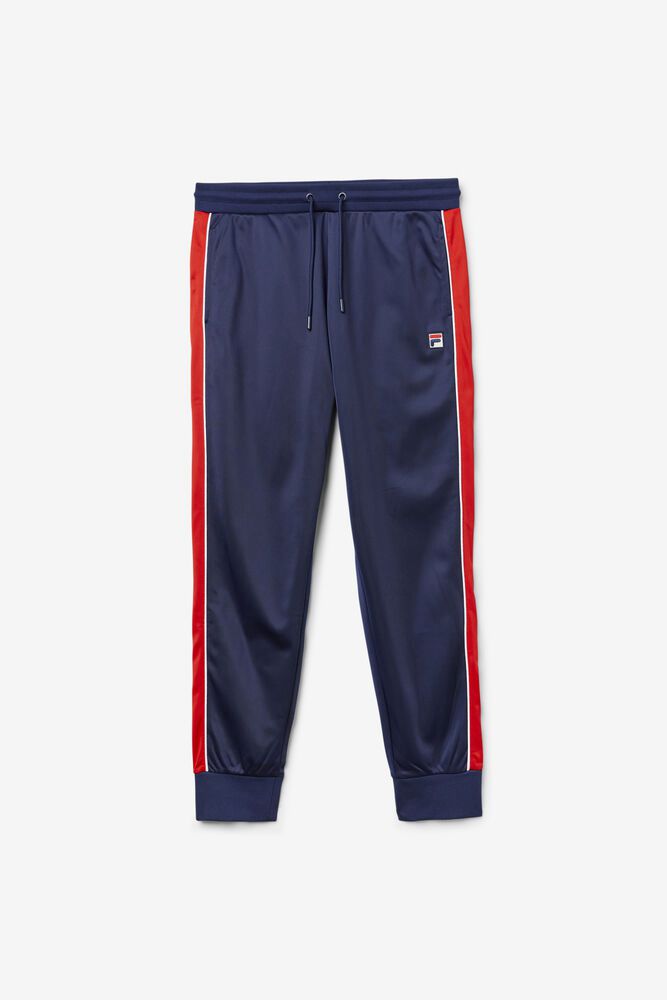 Fila Elijah Track Navy Pants Mens - NZ 81725-ZLYF